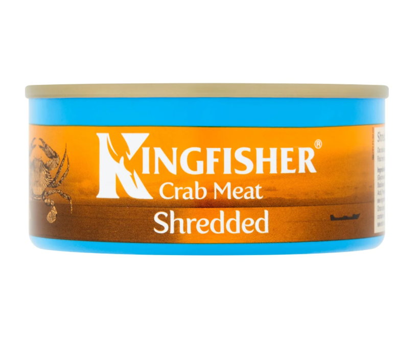 Kingfisher Catch Shredded Crab Meat in Brine 145g