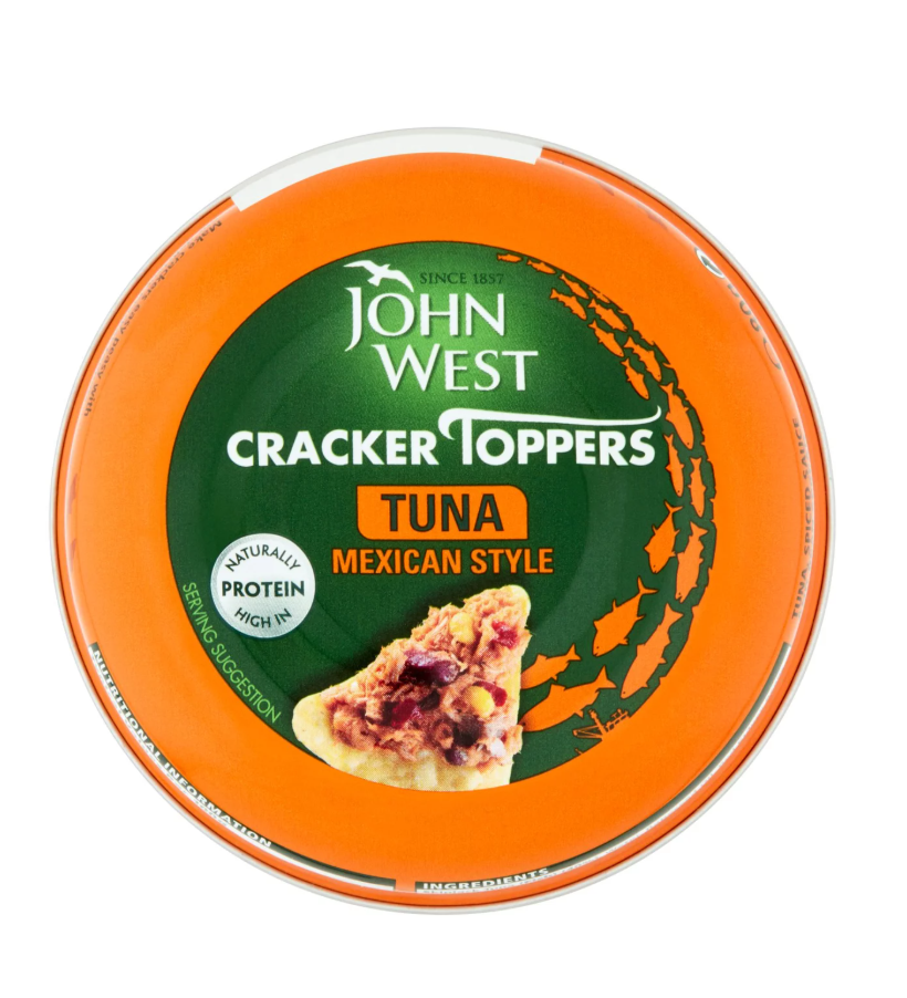 John West Cracker Toppers Mexican Tuna 80g