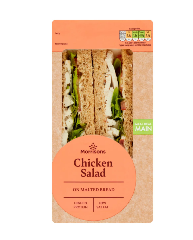 Morrisons Sandwich Chicken Salad [475]