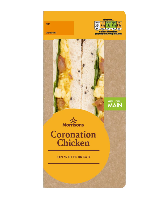 Morrisons Coronation Chicken Sandwich [505]