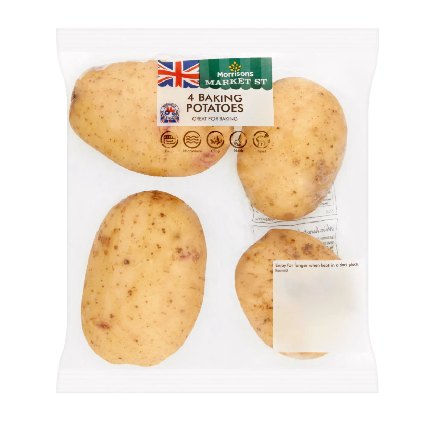 Morrisons Baking Potatoes 4pk