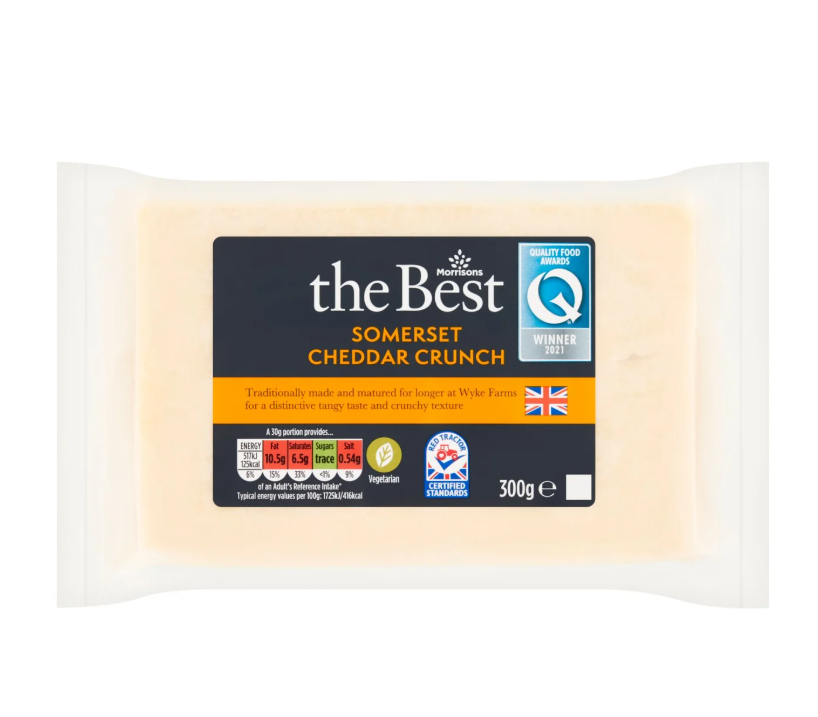 Morrisons The Best Somerset Crunch Cheddar 300g