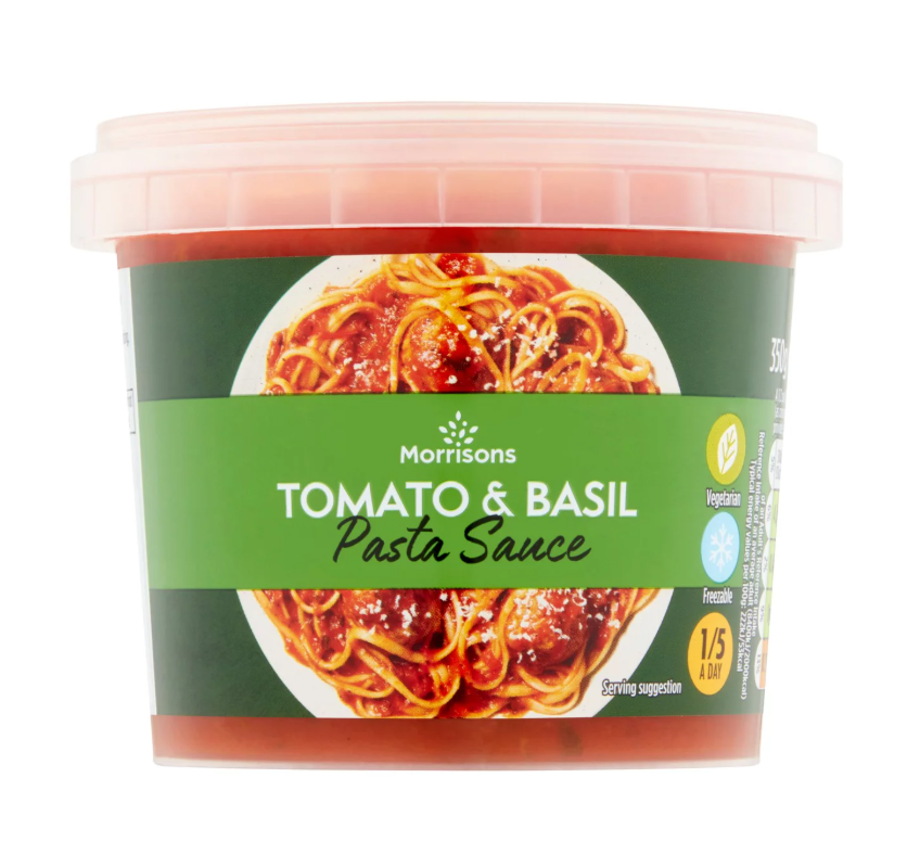 Morrisons Tomato & Basil Sauce 350g