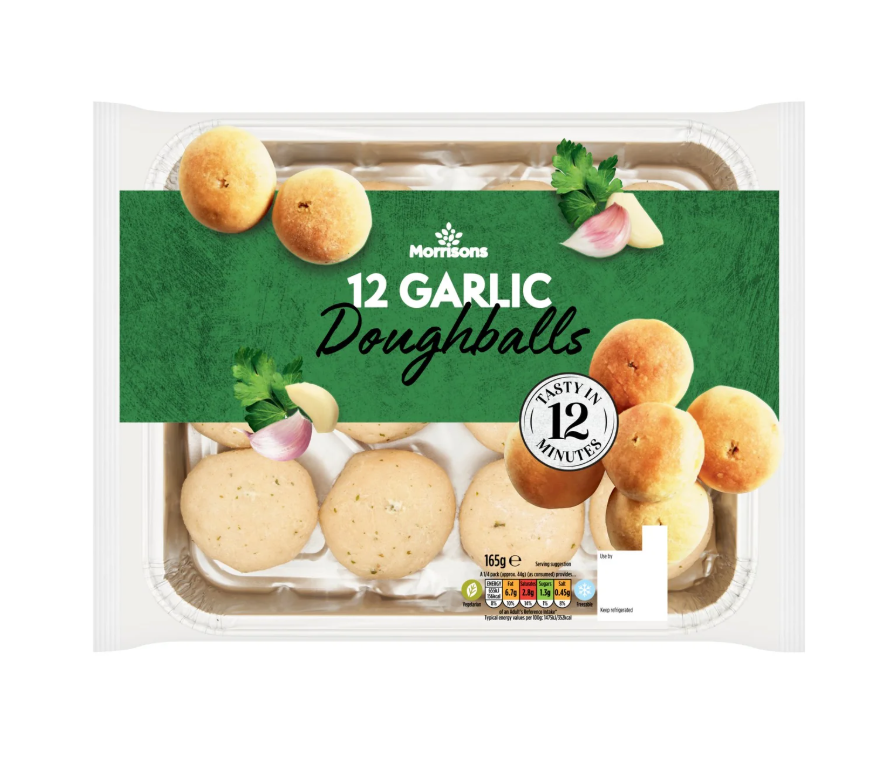 Morrisons Garlic Doughballs 165g