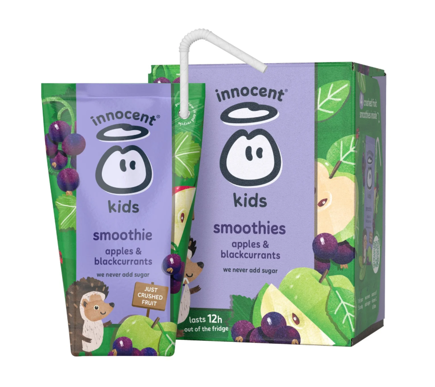 Innocent Kids Apple & Blackcurrant 4 x 150ml