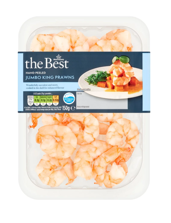 Morrisons The Best Jumbo King Prawns 150g