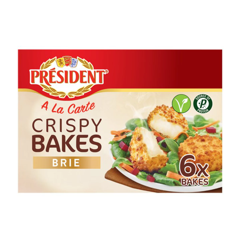 President Crispy Bakes Brie 6 x 150g
