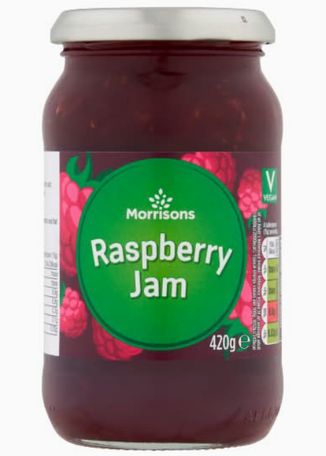 Morrisons Seedless Raspberry Jam