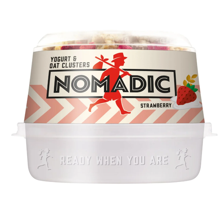 Nomadic Oat Clusters Strawberry 169g