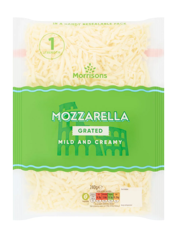 Morrisons Grated Mozzarella 240g