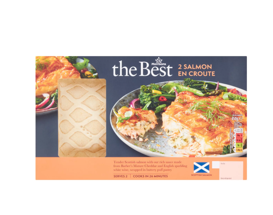 Morrisons The Best 2 Salmon En Croute 450g