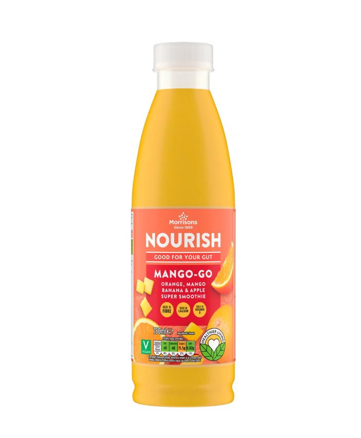 Morrisons Nourish Gut Orange Mango Smoothie 750ml