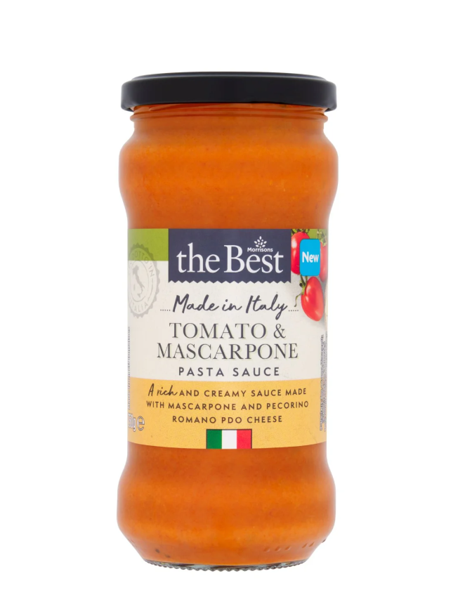 Morrisons Tomato Mascarpone Pasta Sauce 350g