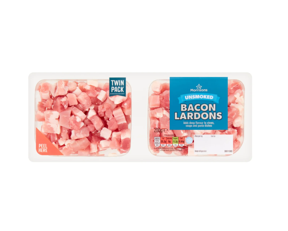 Morrisons Unsmoked Lardons 200g
