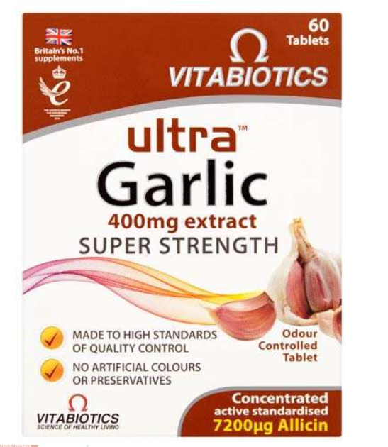 Vitabiotics Ultra Garlic 400mg 60pk