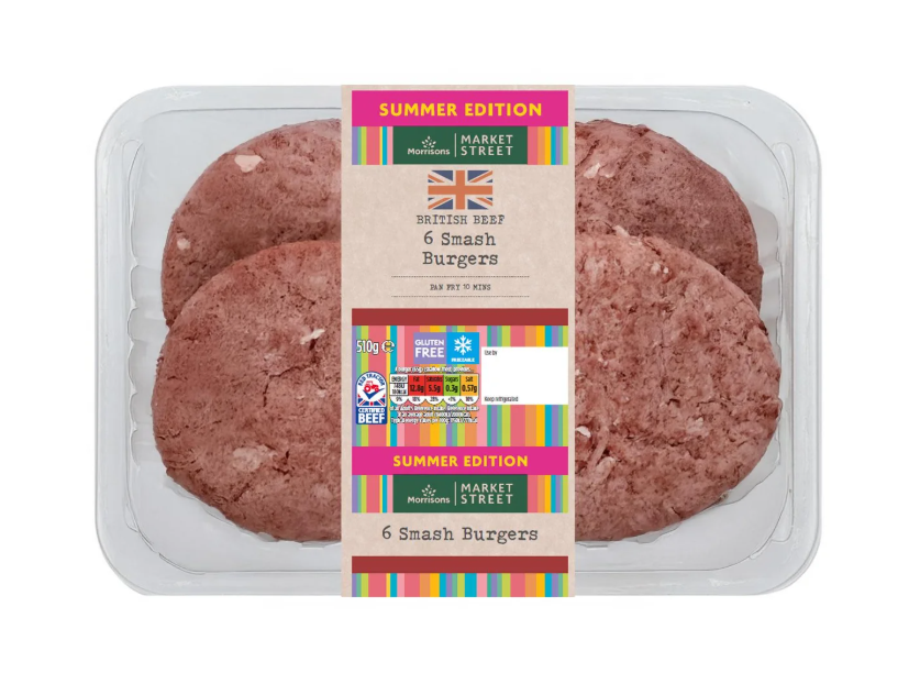 Morrisons Smash Burgers 510g