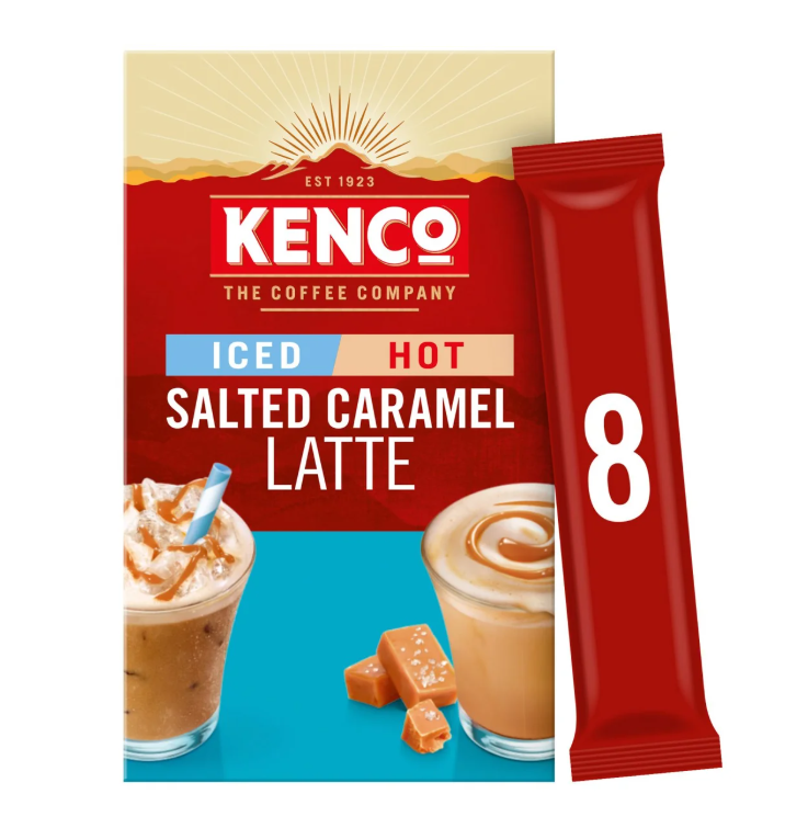 Kenco Chocolate Hazelnut Latte Instant 8 x 16.8g