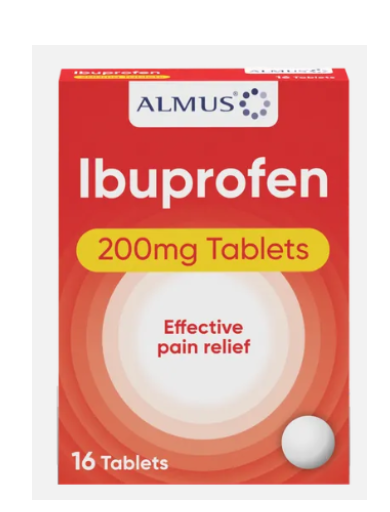 Almus Ibuprofen 200mg 16pk