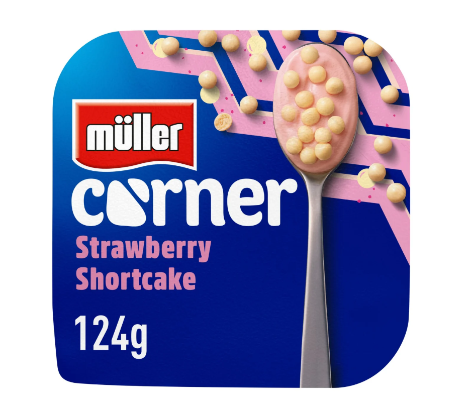 Muller Corner Strawberry Shortcake 124g