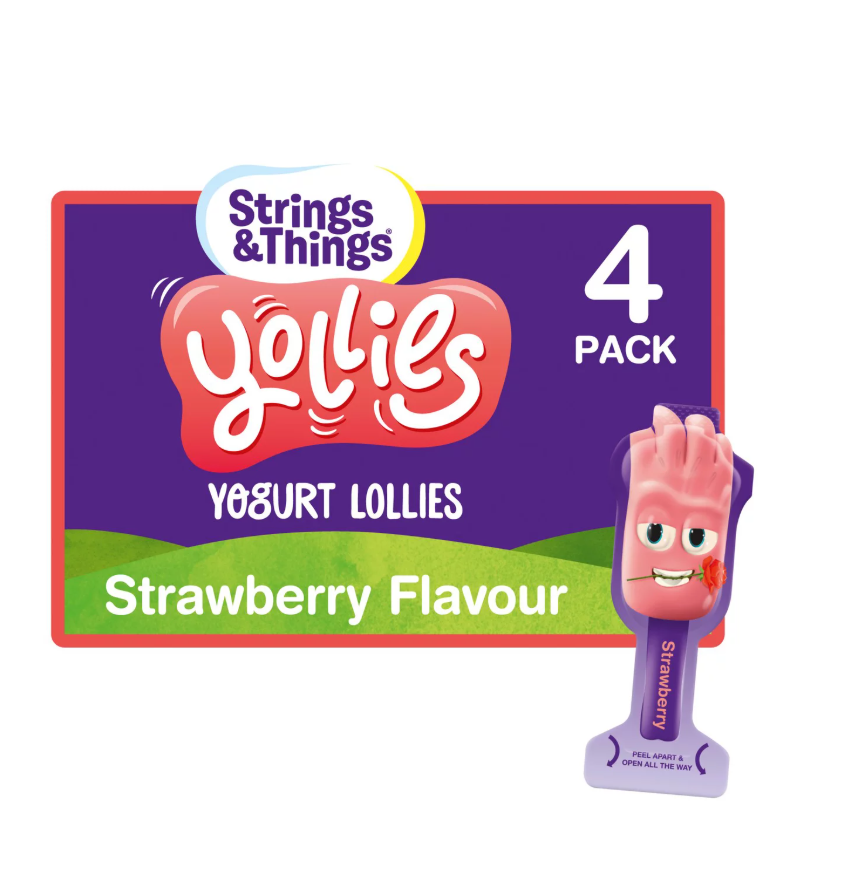 Yollies Strawberry Kids Yogurt 100g