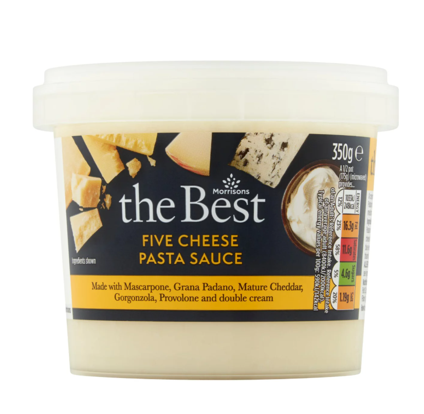 Morrisons The Best Five Cheese Pasta Sauce 350g [586]