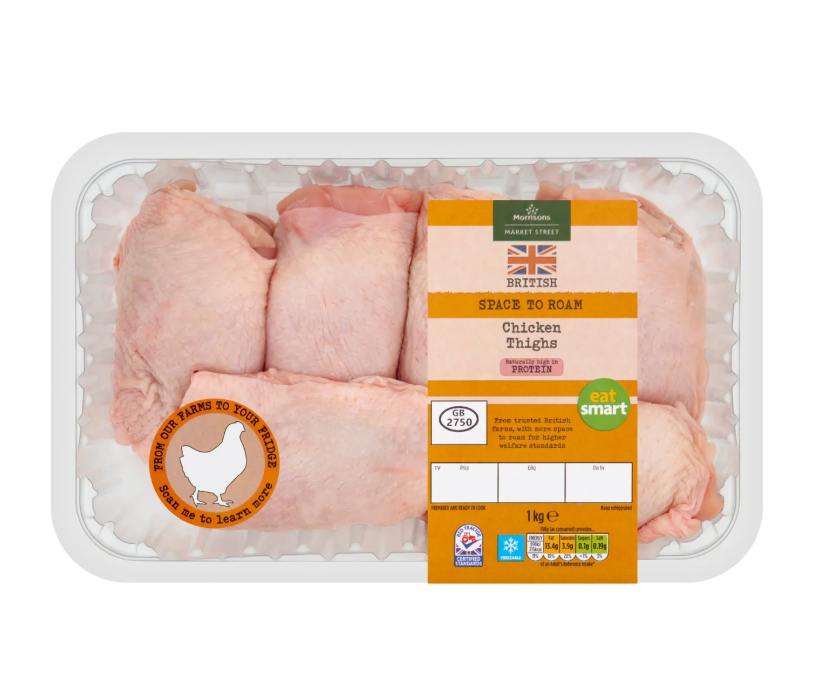 Morrisons Chicken Thigh Fillets 1kg