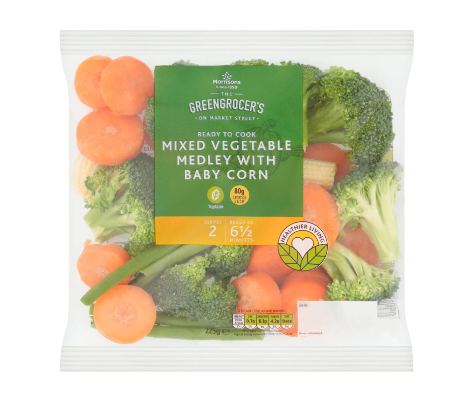 Morrisons Vegetable Selection With Babycorn 225g