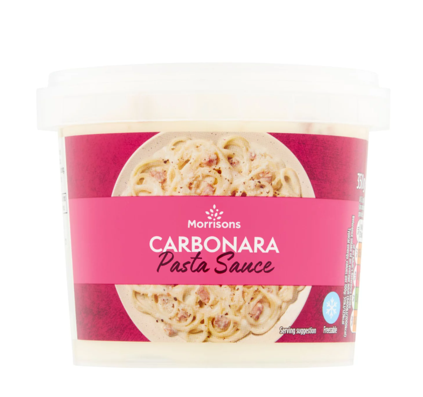 Morrisons Carbonara Pasta Sauce 350g