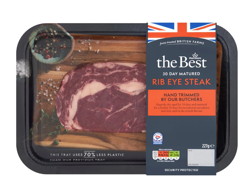 Morrisons Rib Eye Steak 200g