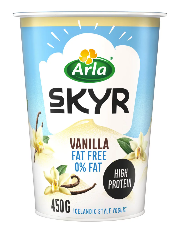 Arla Skyr Icelandic Style Yogurt Mixed With Vanilla 450g