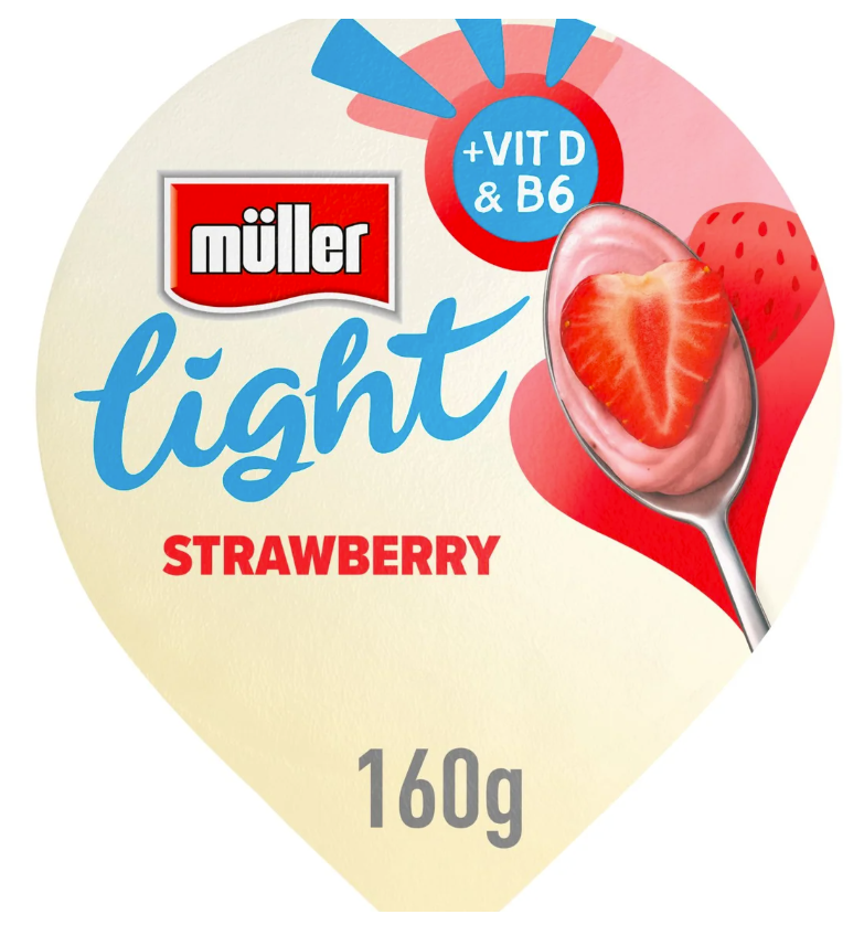 Muller Light Strawberry 160g