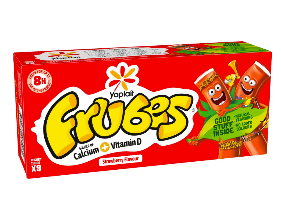 Frubes Strawberry Flavour 9 x 37g