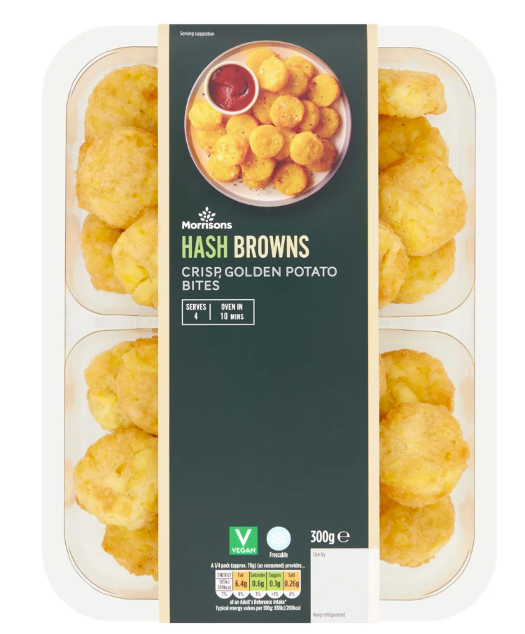 Morrisons Hash Brown Bites 300g