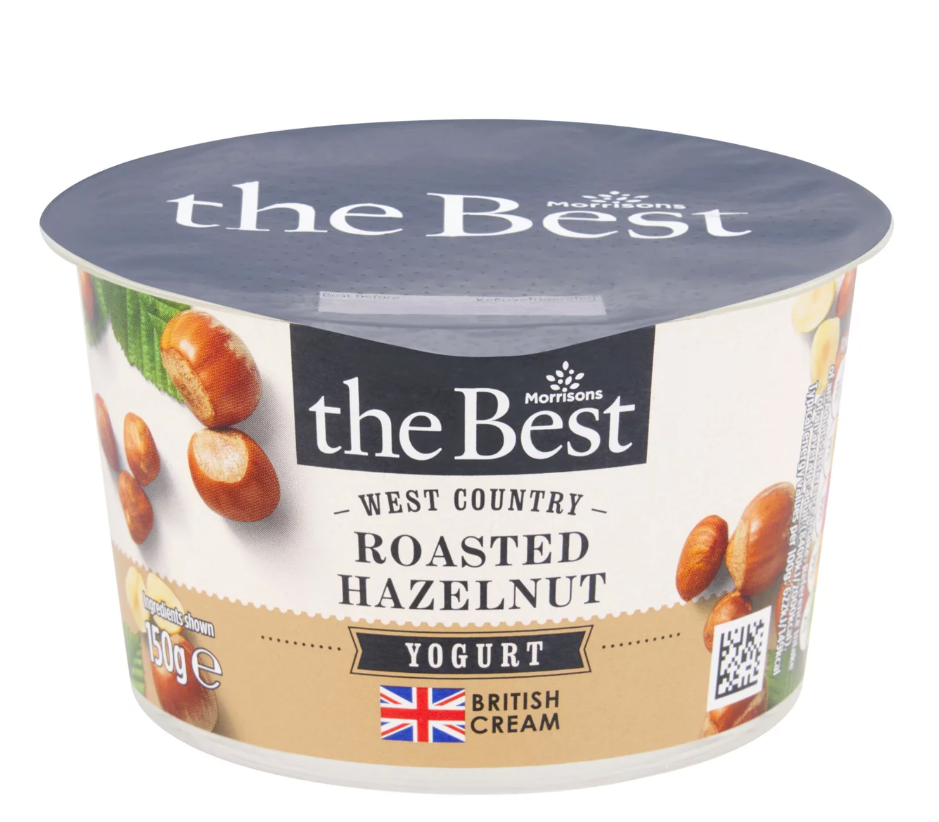 Morrisons The Best Roasted Hazelnut Yogurt 150g
