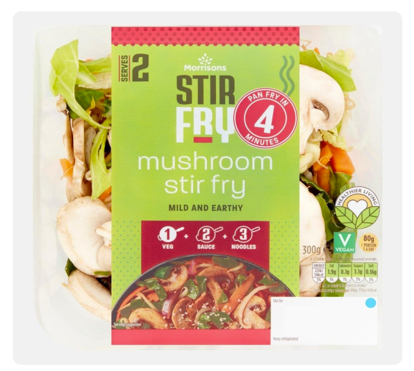 Morrisons Mushroom Stir Fry 300g