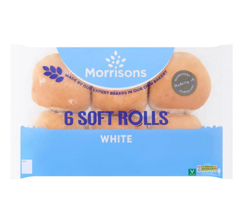 Morrisons Soft White Roll 78g [149]