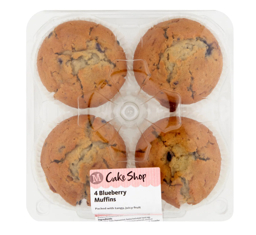 Morrisons Blueberry Muffin [898]