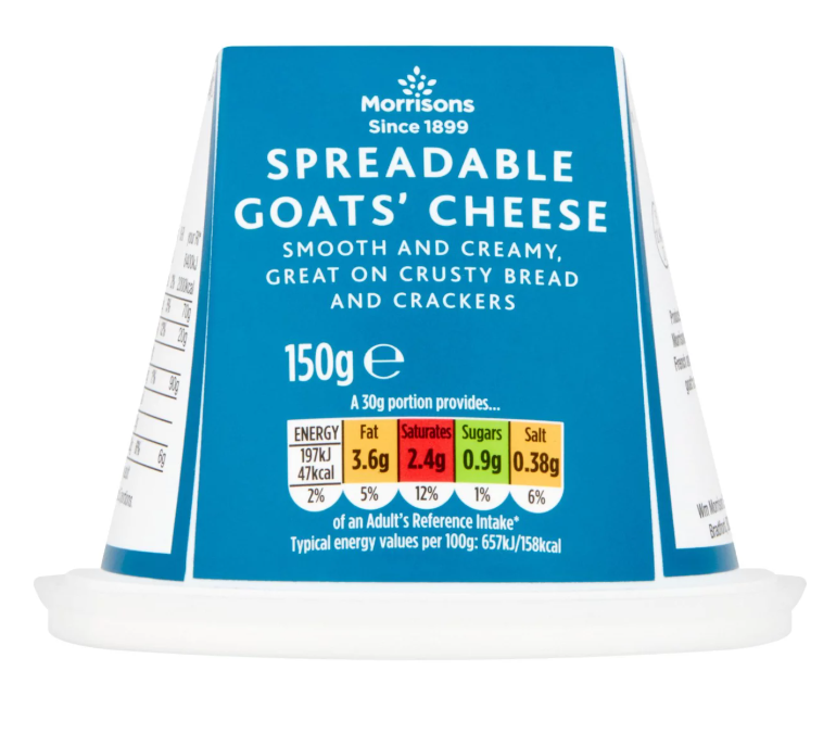 Morrisons Spreadable Goats Cheese 150g