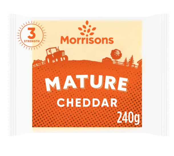 Morrisons Mature Cheddar 240g
