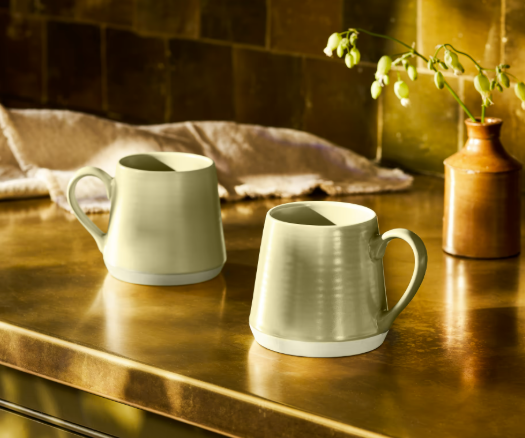 GTC Coxwell mugs x 2 Clay
