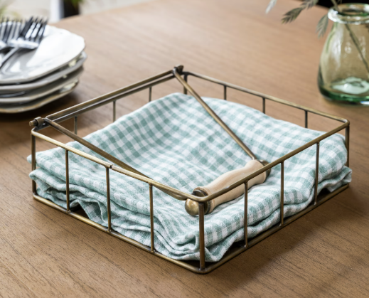 GTC Brompton Napkin Tray Antique Brass
