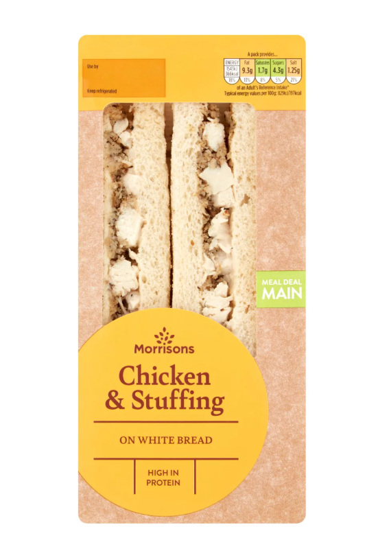 Chicken and Stuffing Sandwich