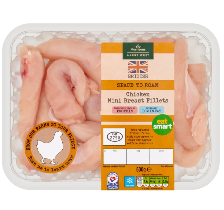 Morrisons Chicken Fillets Mini 600g