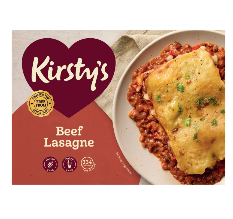 Kirstys Classic Beef Lasagne With A Rich Bolognese Sauce 400g