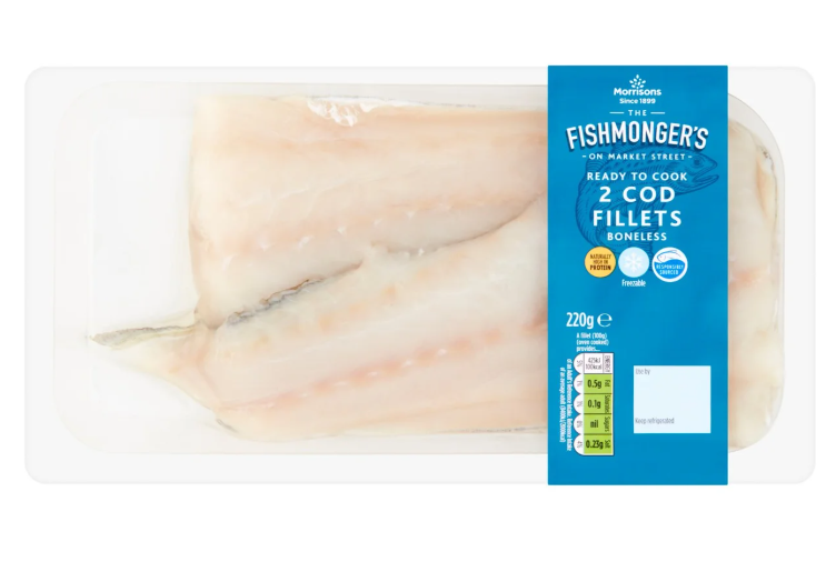 Morrisons Market Street 2 Cod Fillets 220g