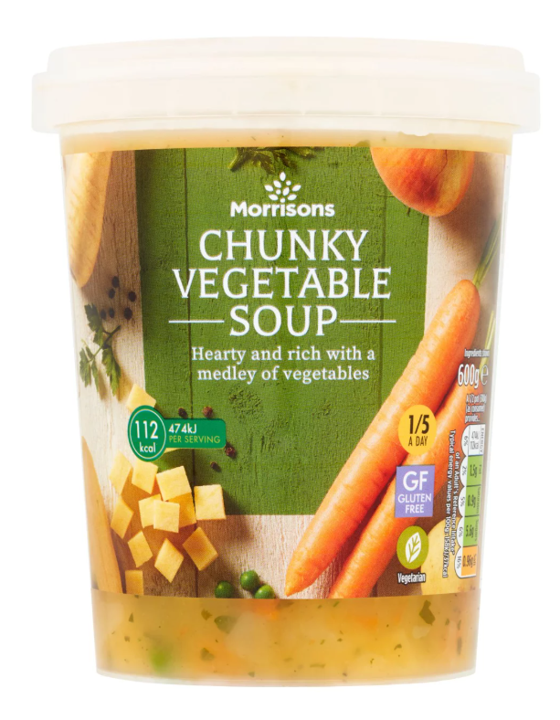 Morrisons Chunky Vegetable Soup 600g