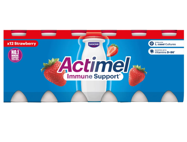 Actimel Strawberry Yogurt Drink 12pk