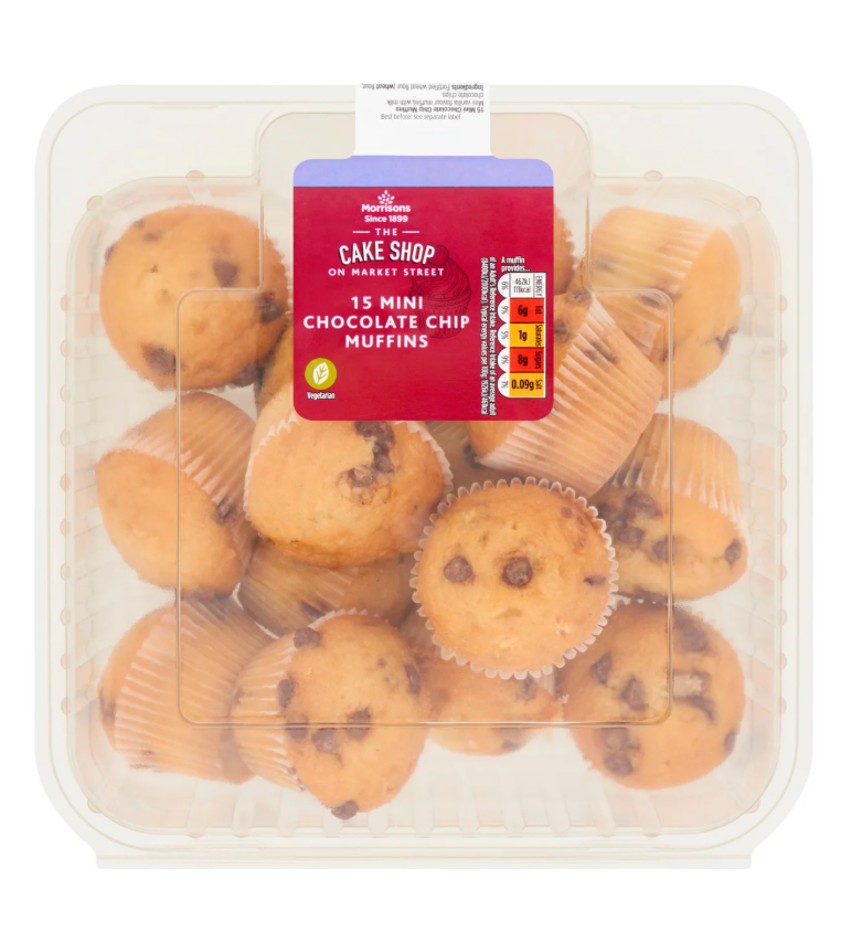 Morrisons 15 Mini Chocolate Chip Muffin [580]