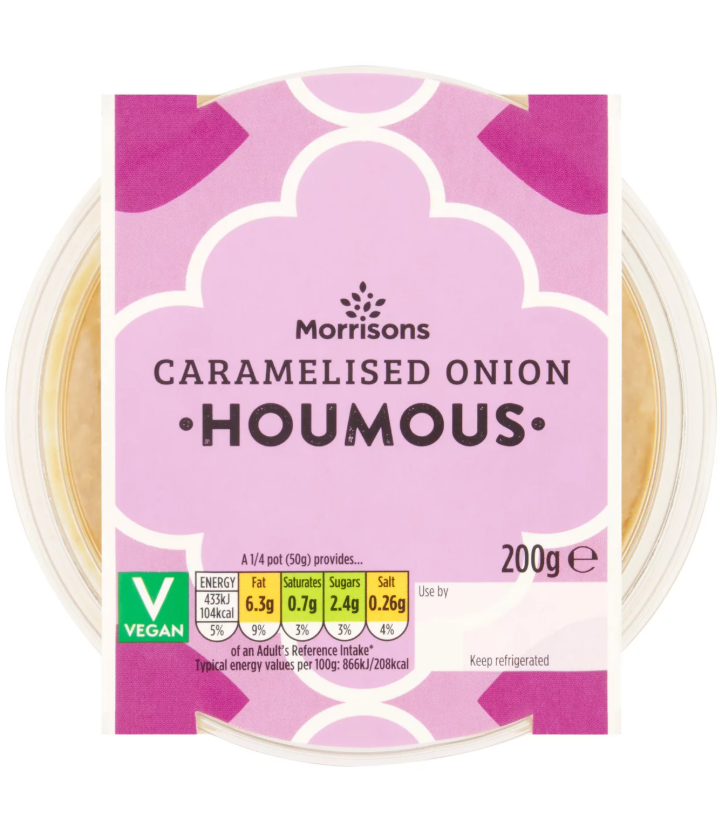 Morrisons Caramelised Onion Houmous Dip 200g [005]