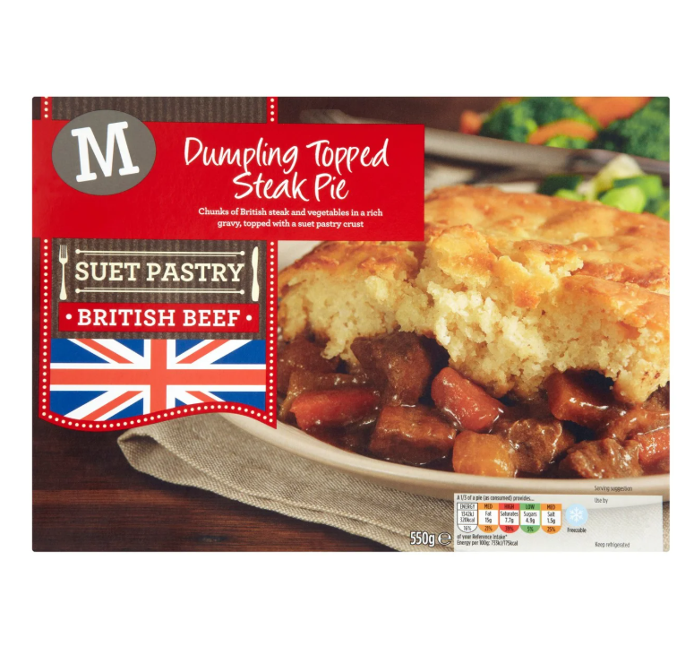Morrisons Dumpling Top Steak Pie 550g